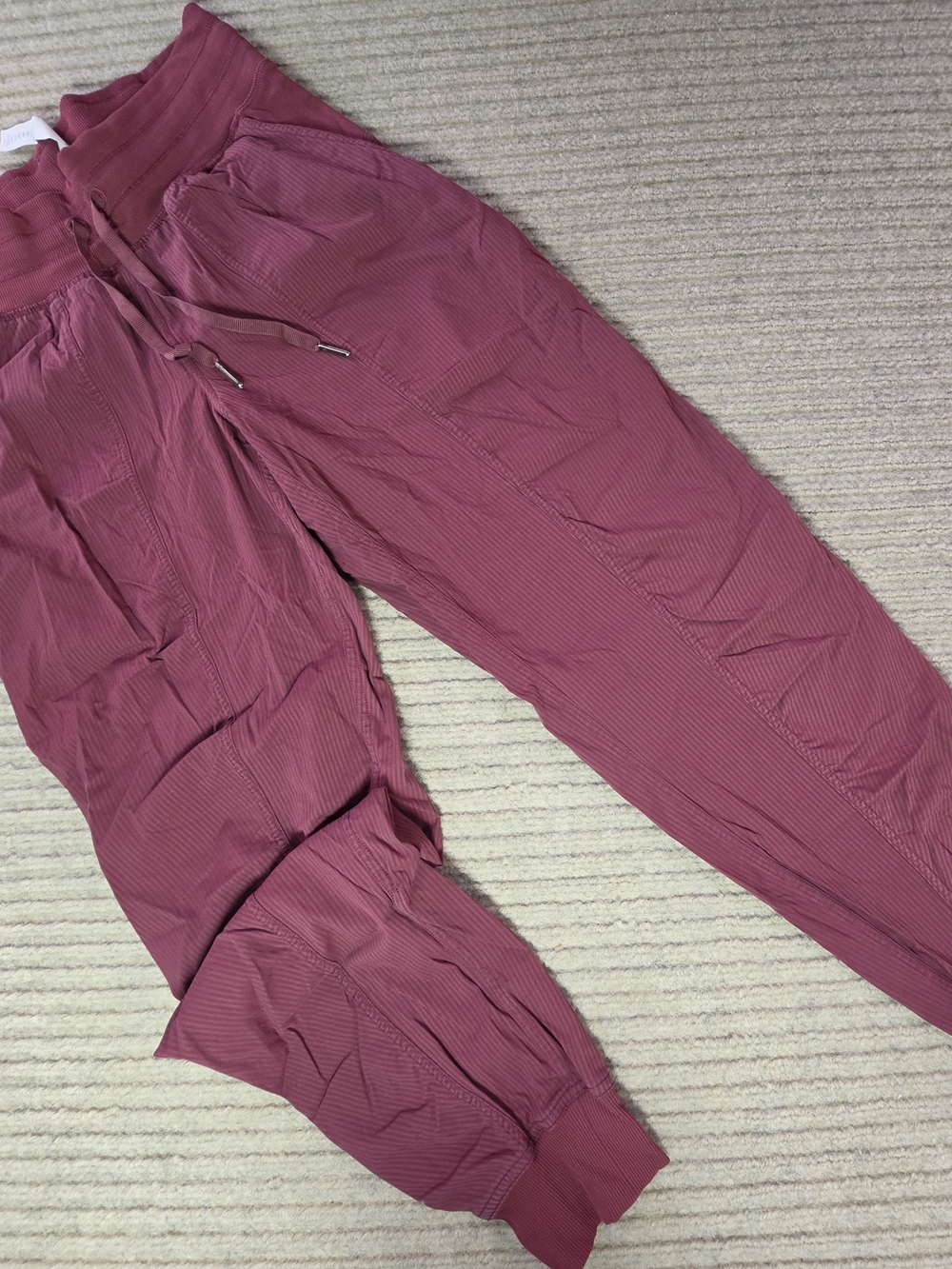 Lululemon Burgundy Dance Studio Pants Joggers Size 4 Maroon Athleisure